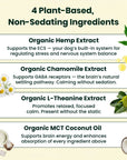 the ingredients in lolahemp calming drops