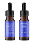 This image shows the back and side of the bottle of Lolahemp CBD oil for cats bottle.