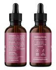 Instructions, ingredients, dosage, and disclaimer on Lolahemp Extra Strength, back of bottle.