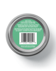 This image shows the back ingredients list and bar code of Lolahemp balm for pets.