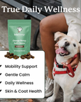 This image lists the benefits for these omega chews.