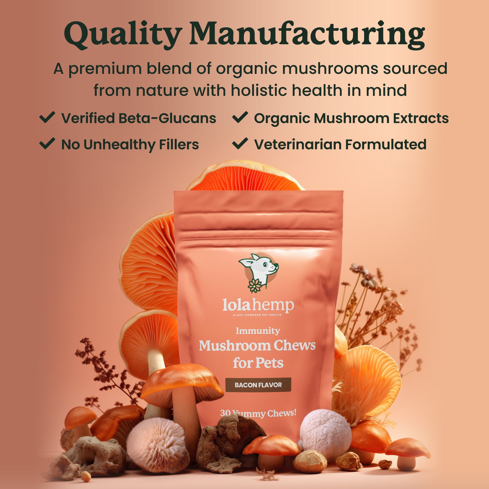 This image discusses the quality manufacturing used in this product.