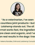 This is a veterinarian recommendation for this product.