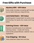 Four free gifts with Golden Drops purchases.