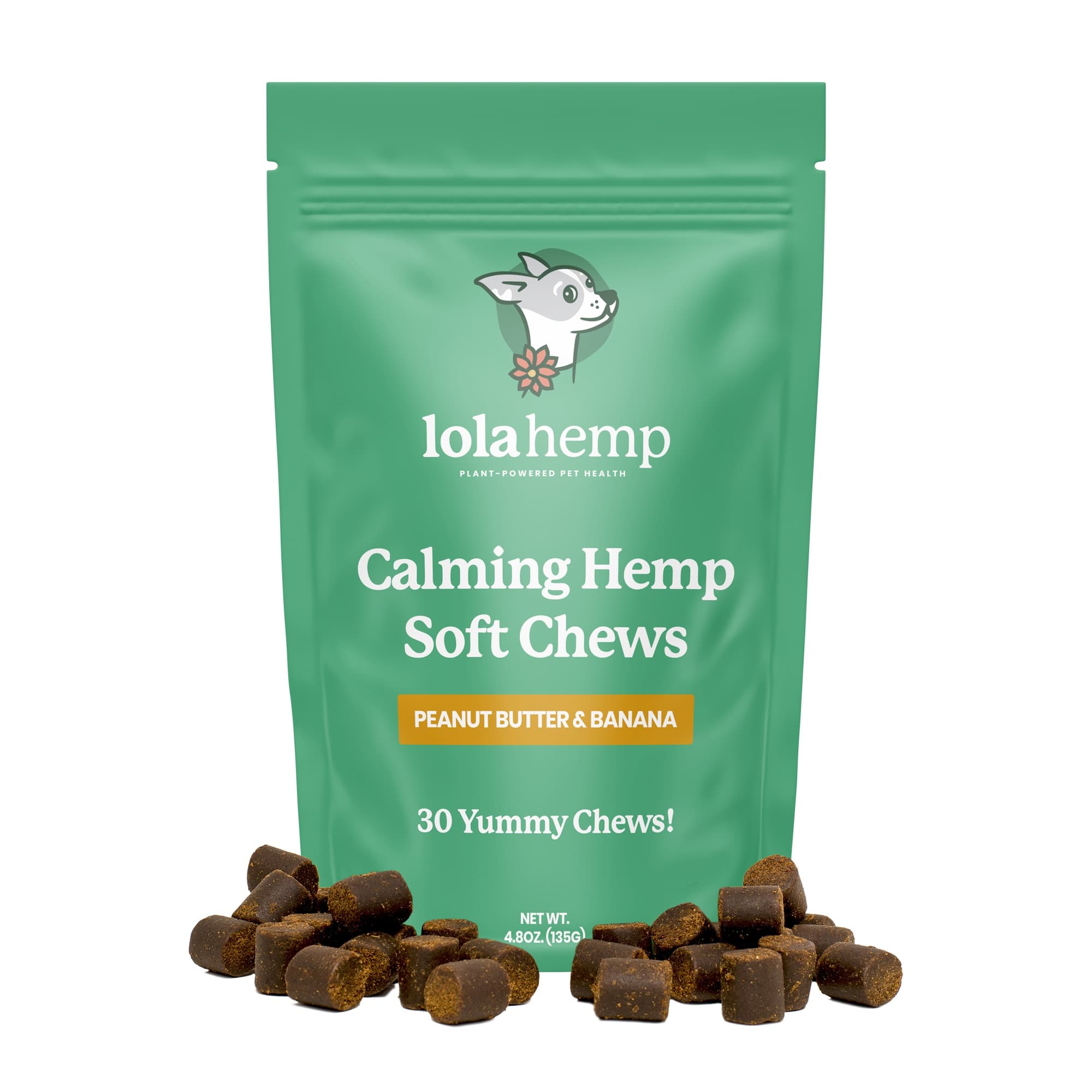 Calming hemp snacks fashion for dogs