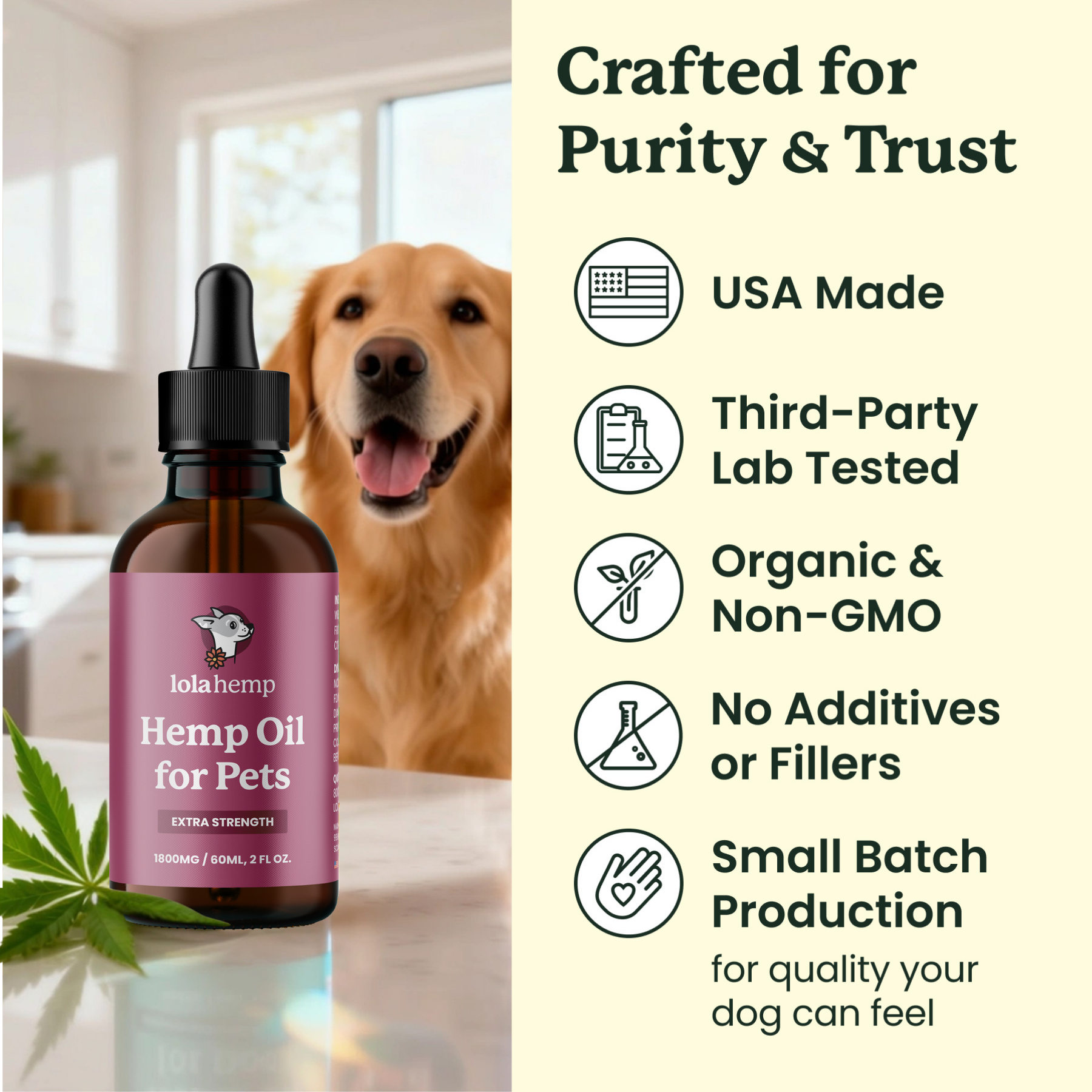 Lolahemp Max Relief Drops