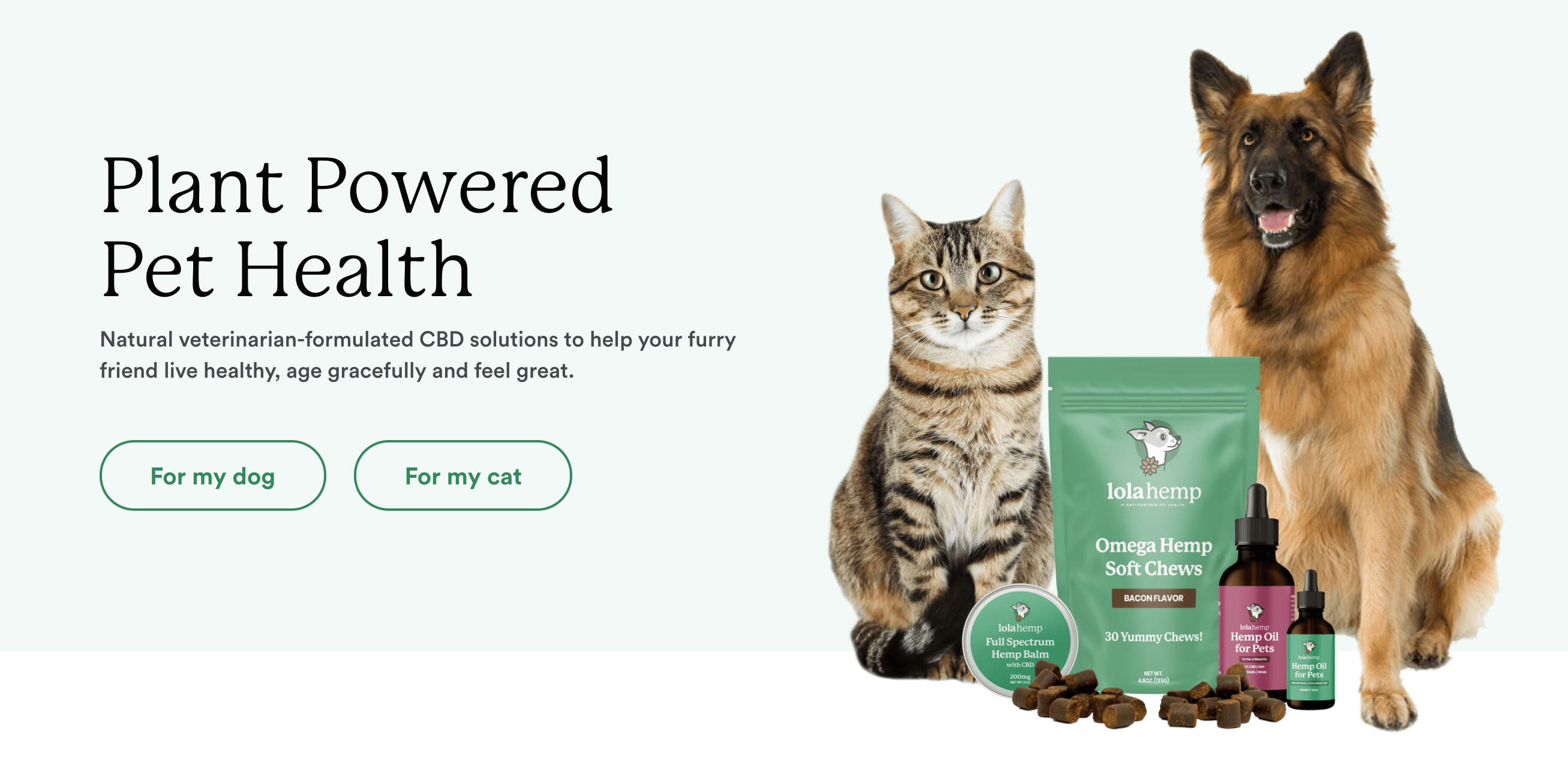 Lolahemp | Fast, Natural Relief for Pets
