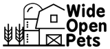 logo for wide open pets publication